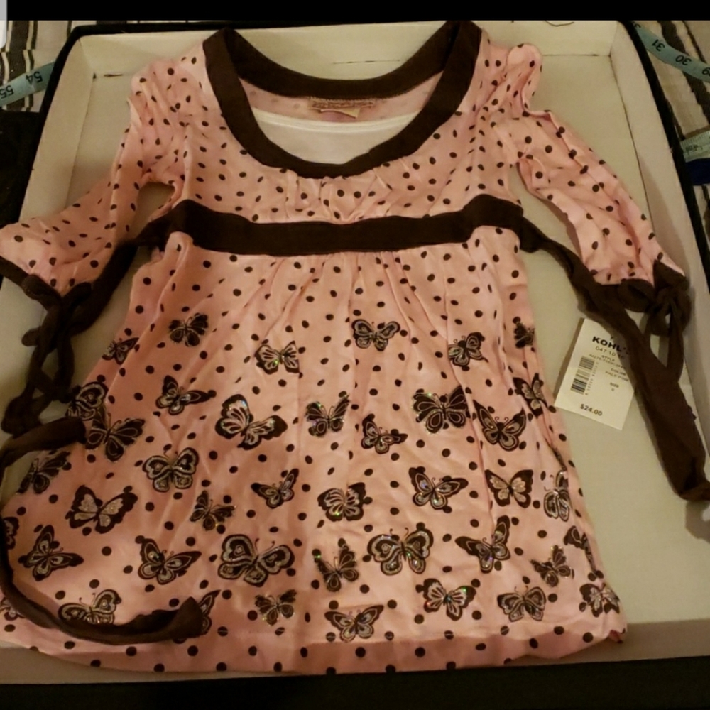 3.for $10 Polka dots girls dress size 6 - Picture 4 of 5